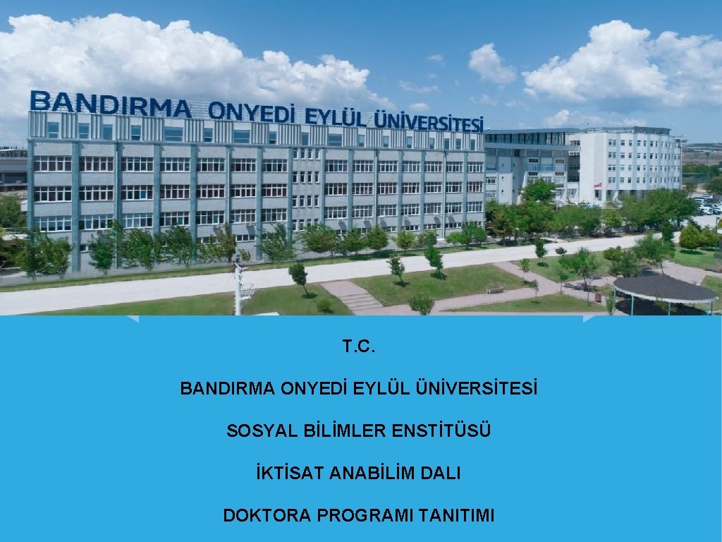 t c bandirma onyed eyll nverstes sosyal blmler