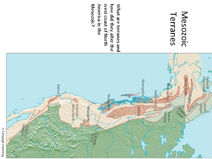 Mesozoic Terranes What are terranes and how did they alter the west coast of