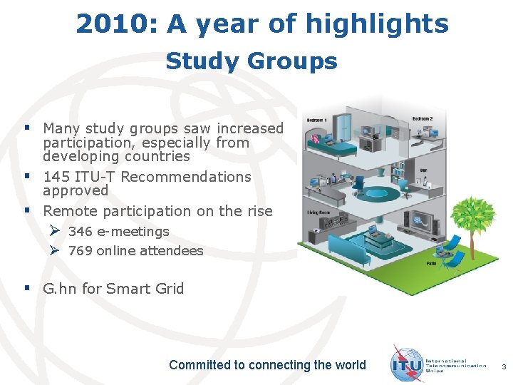 2010: A year of highlights Study Groups § Many study groups saw increased participation,
