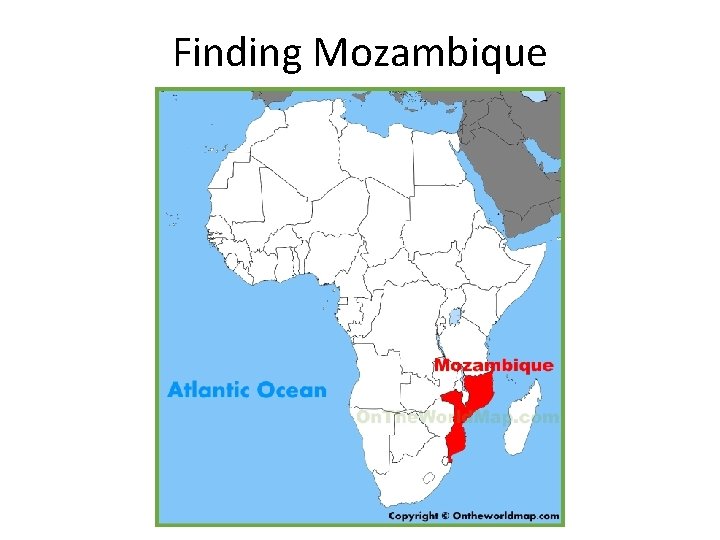 Finding Mozambique 