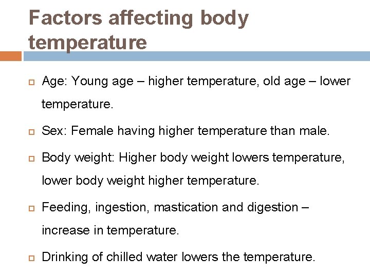 Recording of Body Temperature Recording of Body Temperature