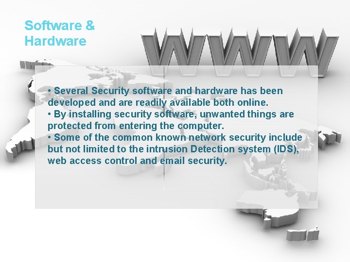 Importance of Network Security Table of Contents 1
