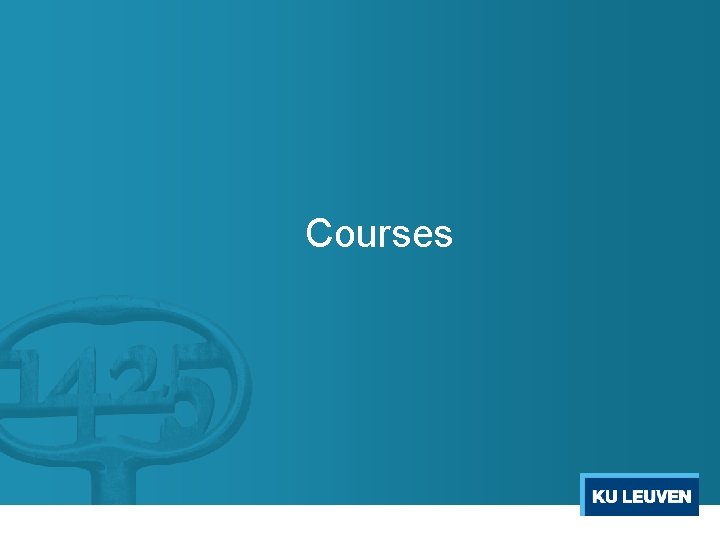Courses 