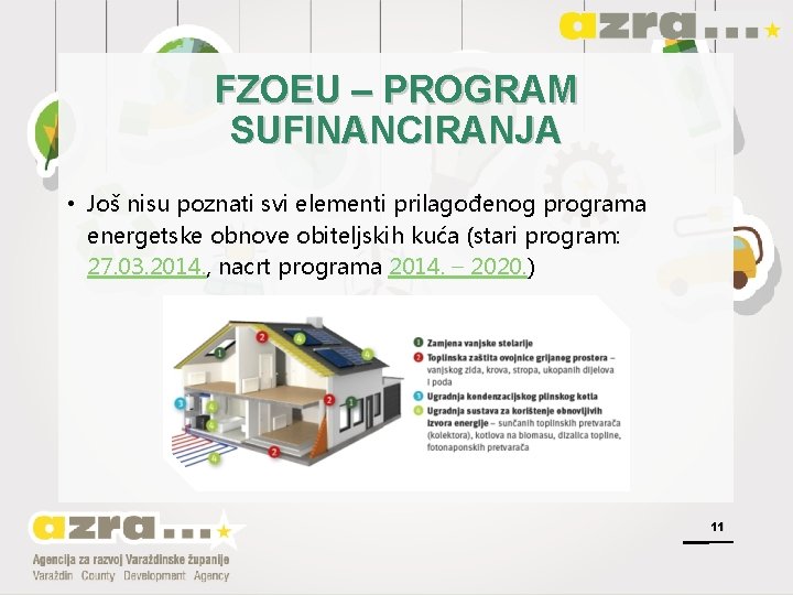 FZOEU – PROGRAM SUFINANCIRANJA • Još nisu poznati svi elementi prilagođenog programa energetske obnove