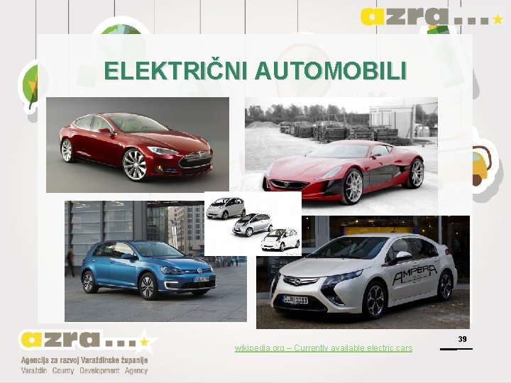 ELEKTRIČNI AUTOMOBILI wikipedia. org – Currently available electric cars 39 