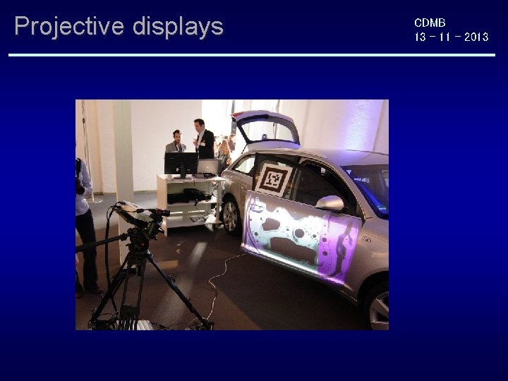 Projective displays CDMB 13 - 11 - 2013 