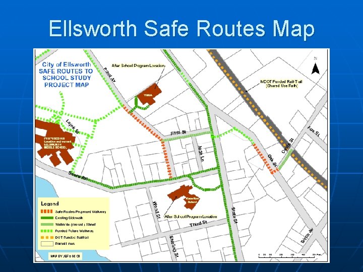 Ellsworth Safe Routes Map 