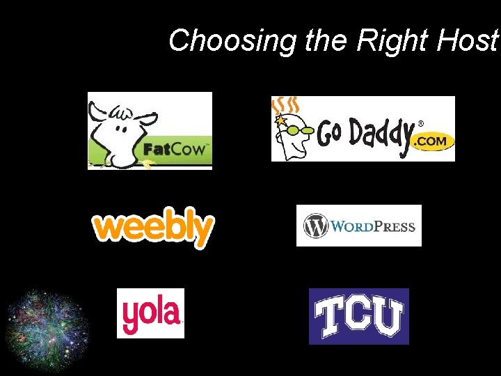 Choosing the Right Host 