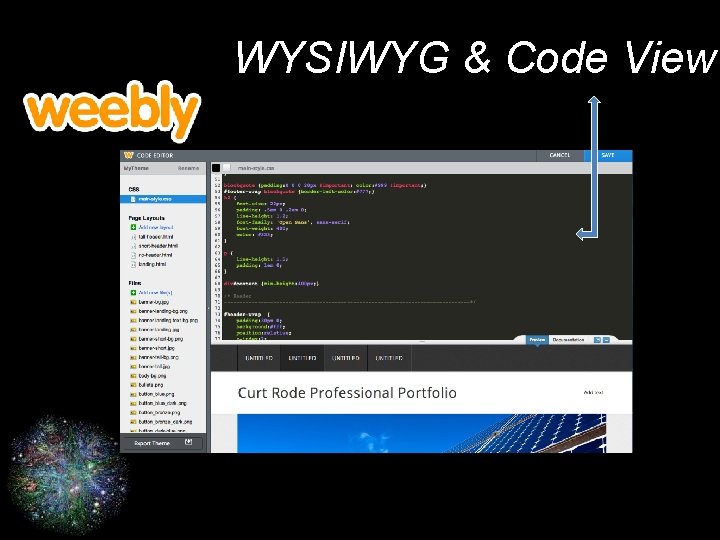 WYSIWYG & Code View 