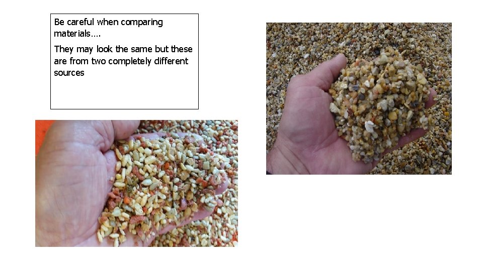 Be careful when comparing materials…. They may look the same but these are from