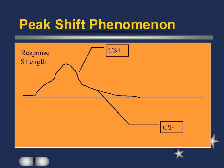 Peak Shift Phenomenon Response Strength CS+ CS- 