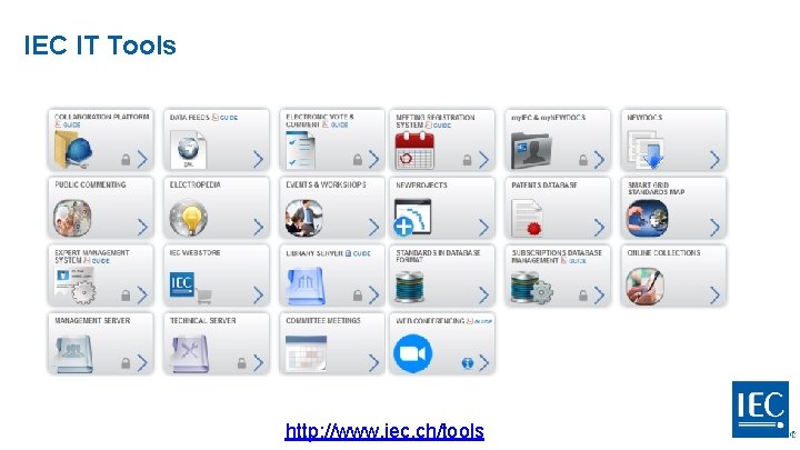 IEC IT Tools http: //www. iec. ch/tools 