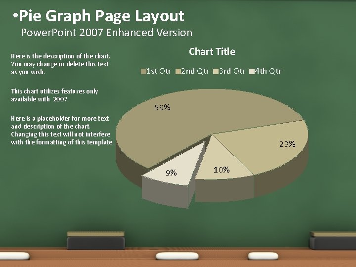  • Pie Graph Page Layout Power. Point 2007 Enhanced Version Here is the