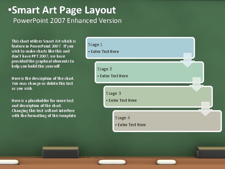  • Smart Art Page Layout Power. Point 2007 Enhanced Version This chart utilizes