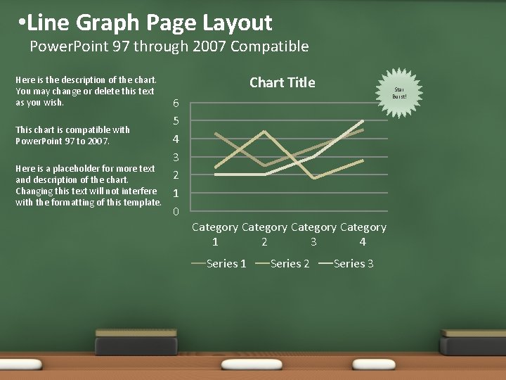  • Line Graph Page Layout Power. Point 97 through 2007 Compatible Here is