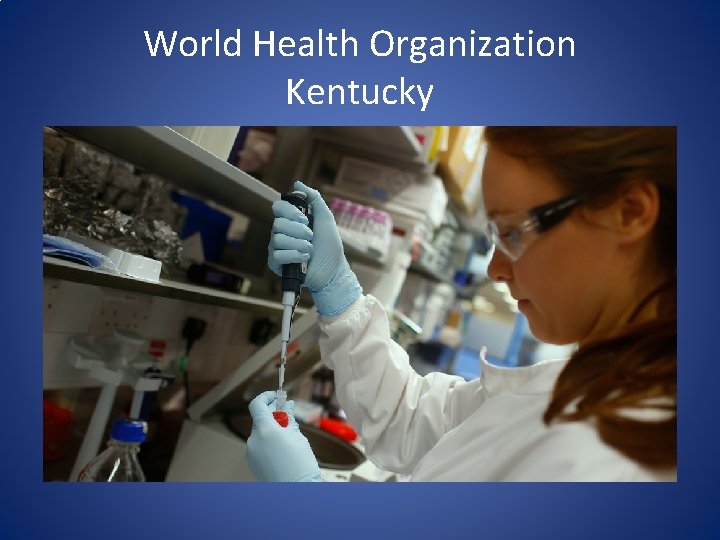 World Health Organization Kentucky 