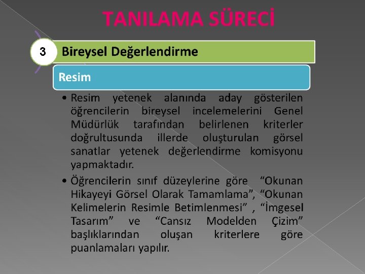 TANILAMA SÜRECİ 3 