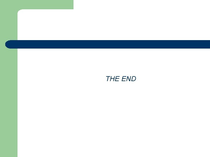 THE END 