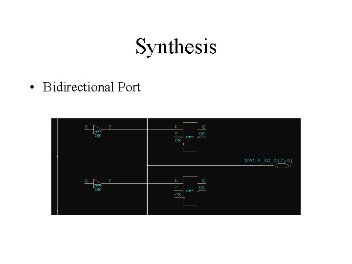 Synthesis • Bidirectional Port 