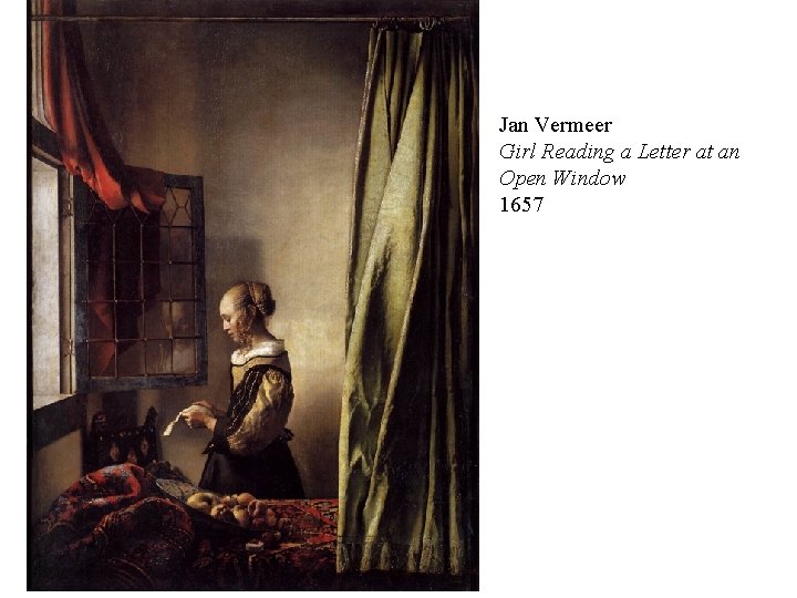 Jan Vermeer Girl Reading a Letter at an Open Window 1657 