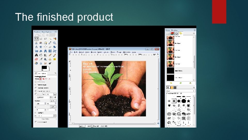 The finished product 