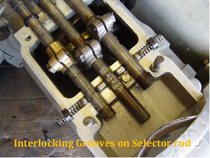 Interlocking Grooves on Selector rod 