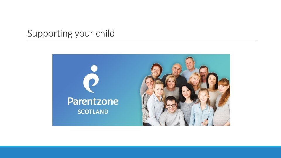 Supporting your child 