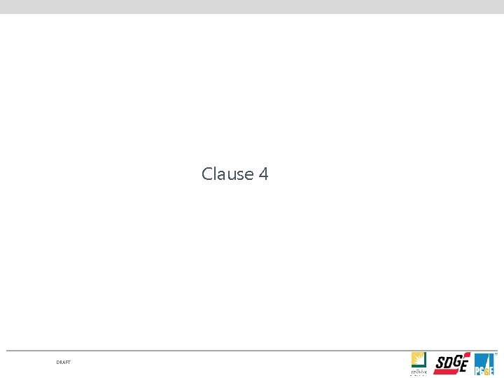 Clause 4 DRAFT 