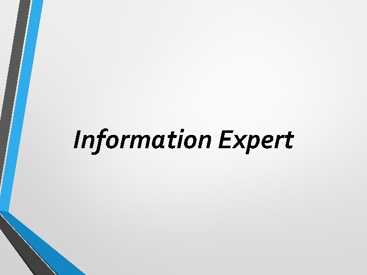 Information Expert 