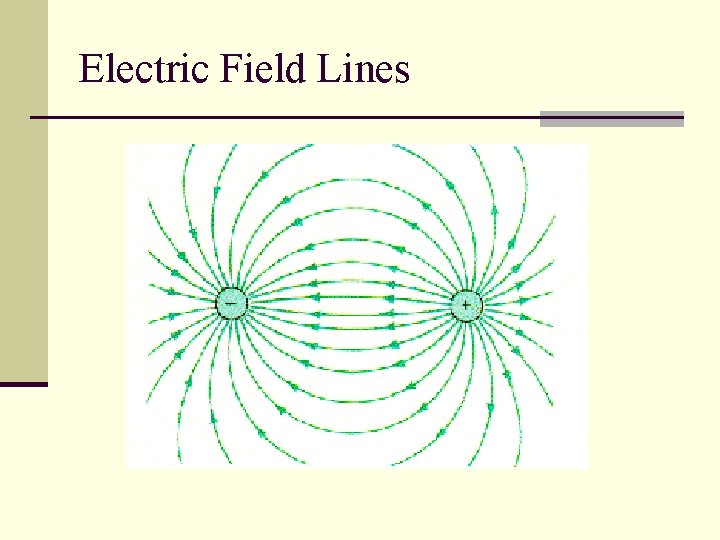 Electric Field Lines 