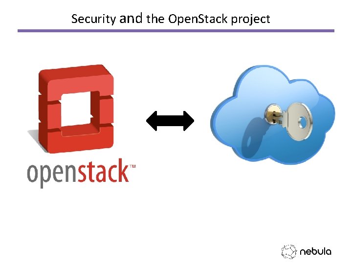 Security and the Open. Stack project 