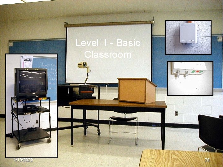 Level I - Basic Classroom 1/10/2022 28 