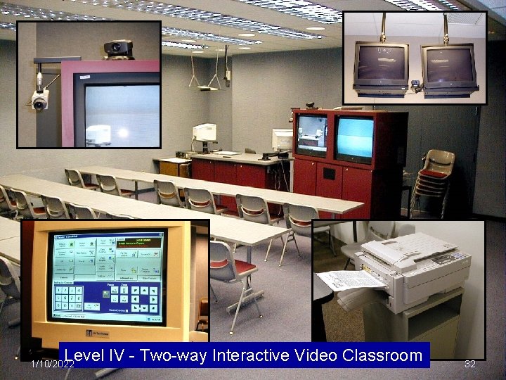 Level IV - Two-way Interactive Video Classroom 1/10/2022 32 