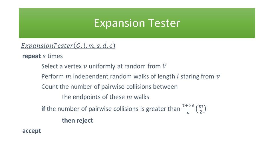 Expansion Tester • 