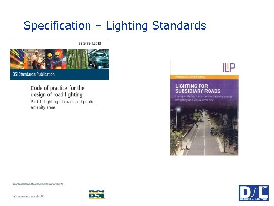 Specification – Lighting Standards 