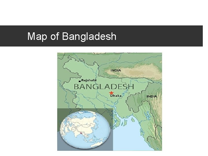 Map of Bangladesh 