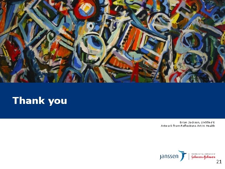 Thank you Brian Jackson, Untitled 6 Artwork from Reflections Art in Health 21 
