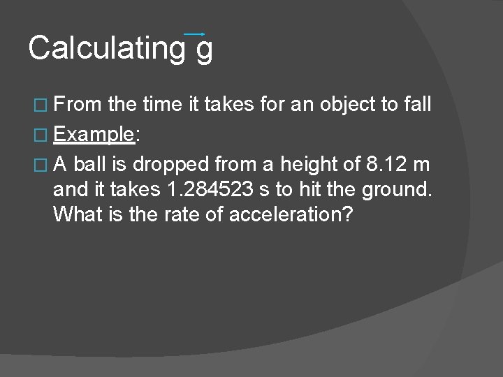 FALLING OBJECTS SNAP Guide Read page 130 and