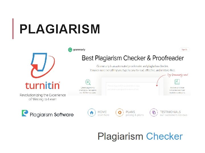 PLAGIARISM 