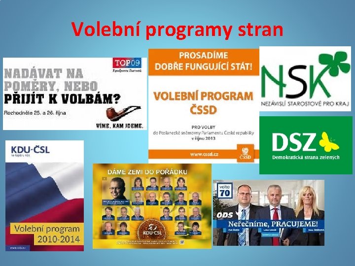 Volební programy stran 