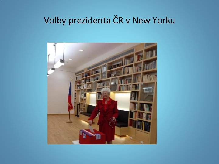 Volby prezidenta ČR v New Yorku 