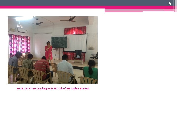 6 GATE 2019 Free Coaching by SC/ST Cell of NIT Andhra Pradesh 
