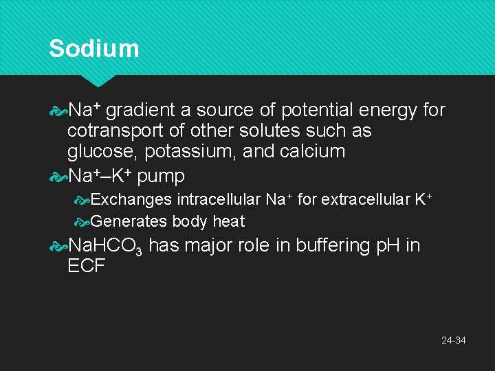 Sodium Na+ gradient a source of potential energy for cotransport of other solutes such