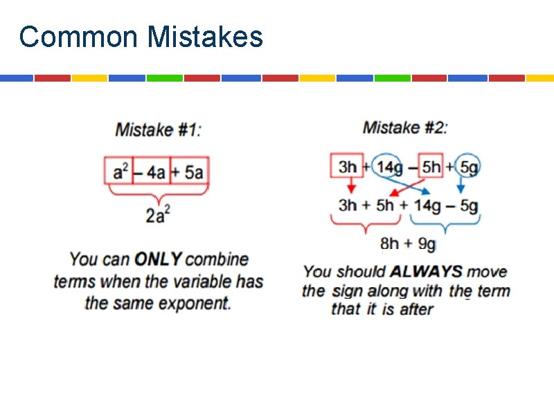 Common Mistakes 