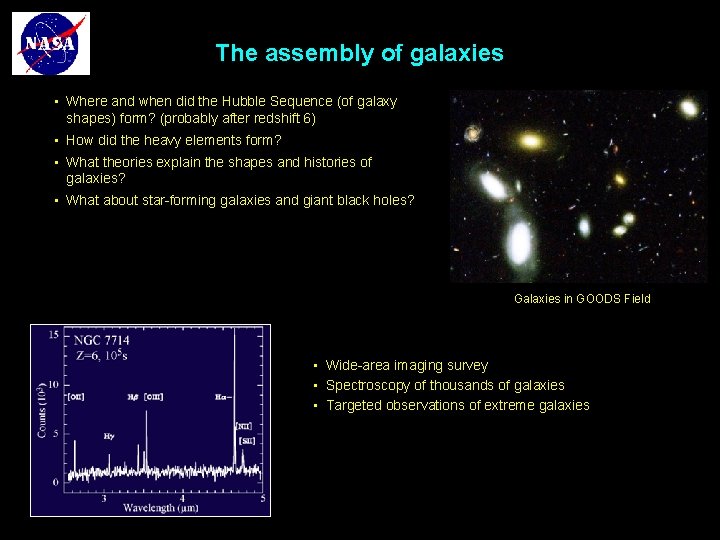 The assembly of galaxies • Where and when did the Hubble Sequence (of galaxy