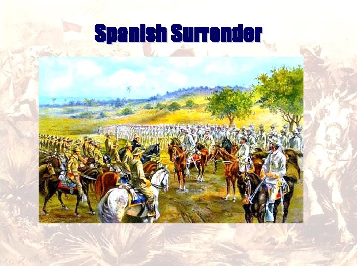 Spanish Surrender 