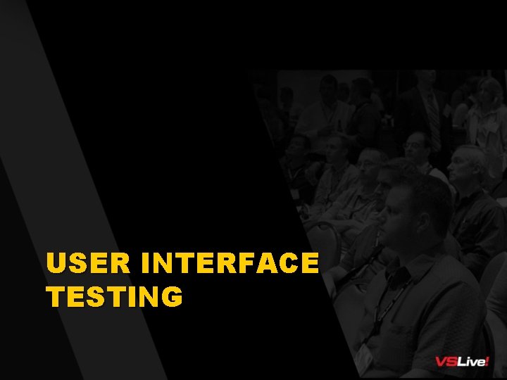 USER INTERFACE TESTING 