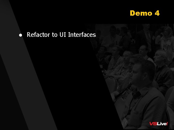 Demo 4 l Refactor to UI Interfaces 