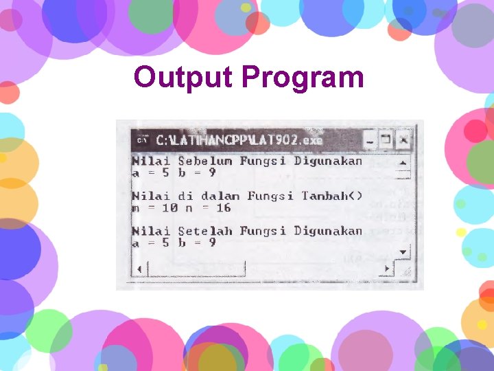 Output Program 