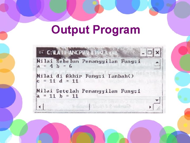 Output Program 